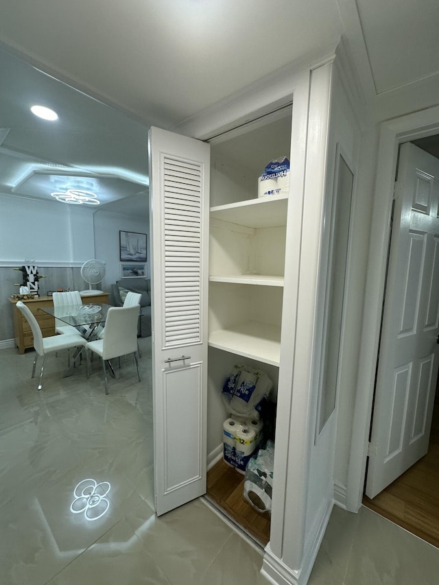 view of closet