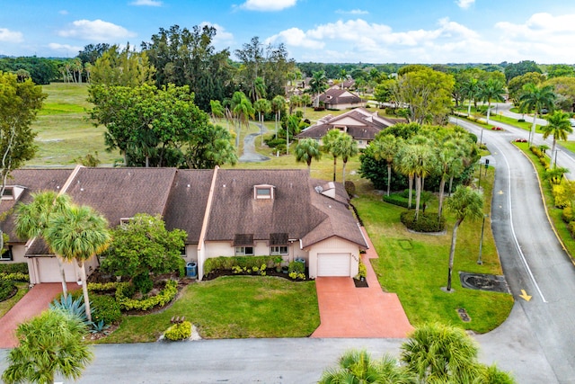 birds eye view of property featuring a residential view