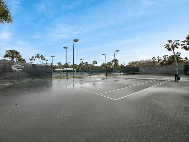 view of sport court