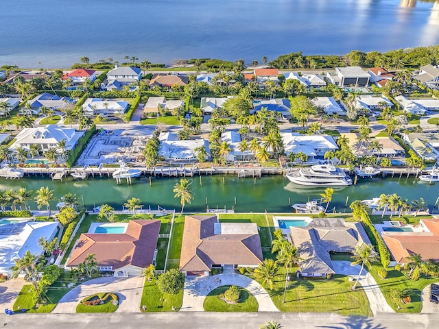 1170 Fairview Ln, Singer Island, FL 33404 - bird's eye view featuring a residential view and a water view