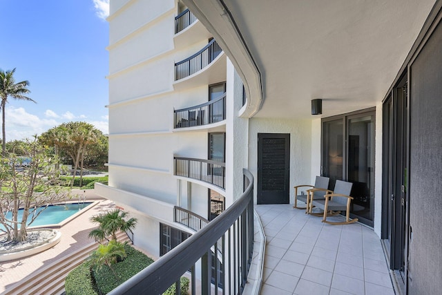 4545 N Ocean Blvd Unit 3A, Boca Raton, FL 33431 - balcony with view of pool