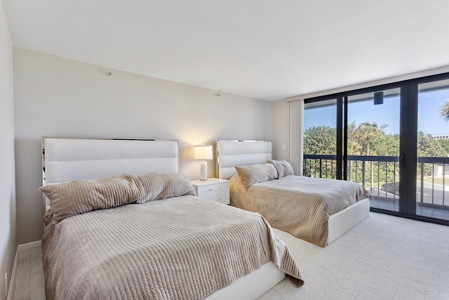 4545 N Ocean Blvd Unit 3A, Boca Raton, FL 33431 - bedroom featuring access to exterior and light carpet