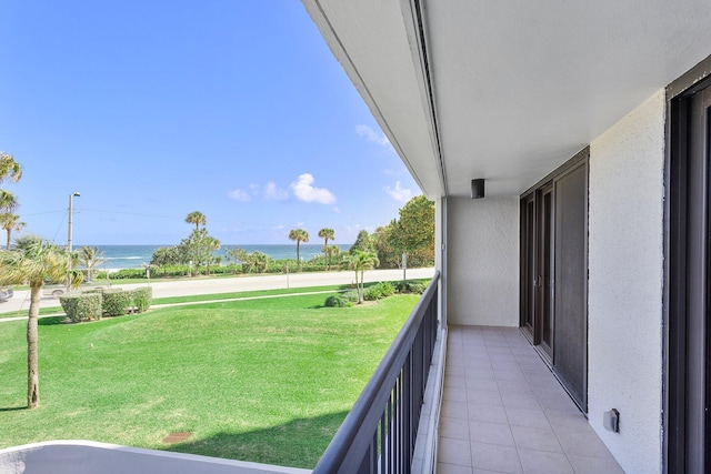 4545 N Ocean Blvd Unit 3A, Boca Raton, FL 33431 - balcony featuring a water view