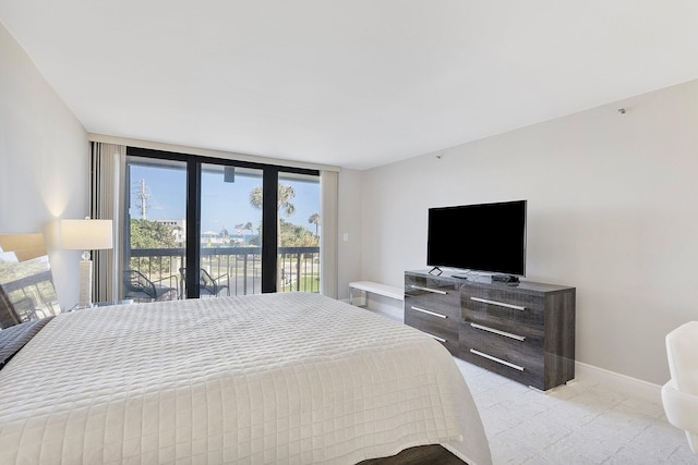 4545 N Ocean Blvd Unit 3A, Boca Raton, FL 33431 - bedroom featuring access to exterior and baseboards