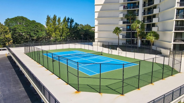 4545 N Ocean Blvd Unit 3A, Boca Raton, FL 33431 - view of tennis court with fence and community basketball court
