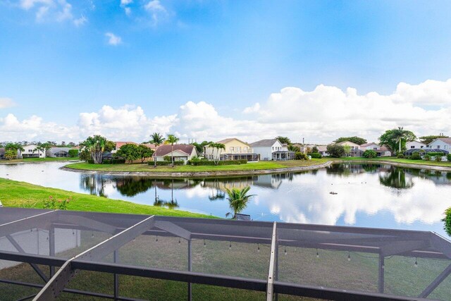 water view with a residential view