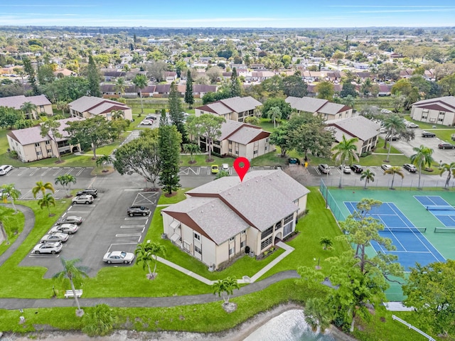 birds eye view of property featuring a residential view