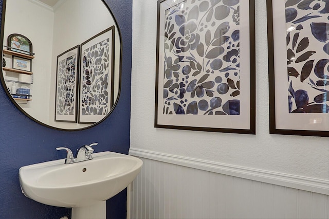 bathroom featuring sink