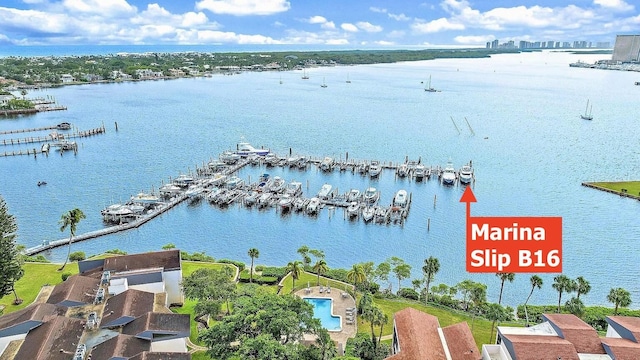 11373 Twelve Oaks Way E, North Palm Beach, FL 33408 - bird's eye view of a nearby body of water and numerous boat docks