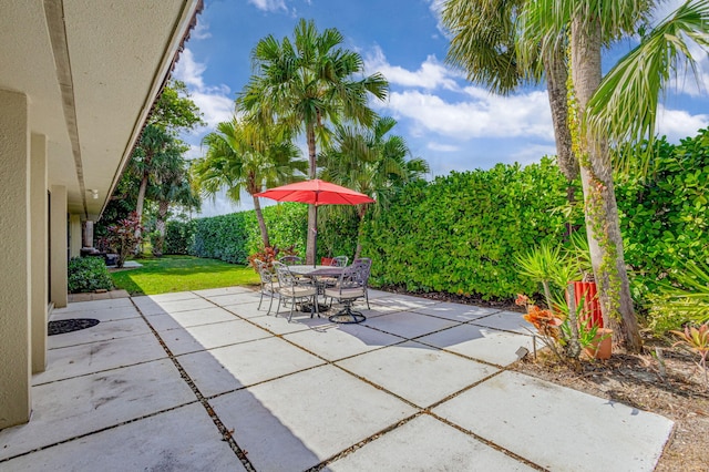 view of patio / terrace