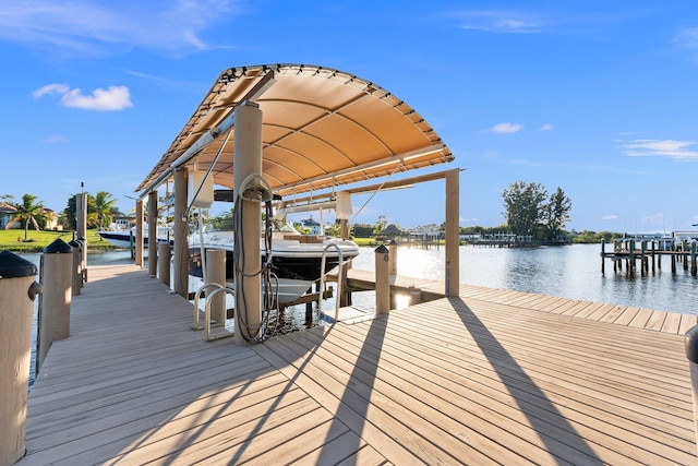 2666 SE Erickson Dr, Port Saint Lucie, FL 34984 - dock area with a water view