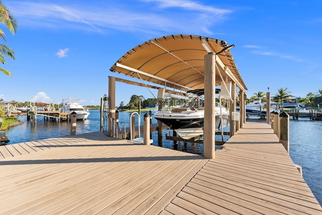 2666 SE Erickson Dr, Port Saint Lucie, FL 34984 - view of dock with a water view