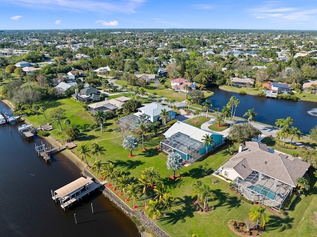 2666 SE Erickson Dr, Port Saint Lucie, FL 34984 - aerial view featuring a water view