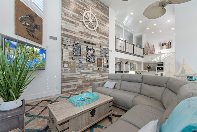 2666 SE Erickson Dr, Port Saint Lucie, FL 34984 - living room with a towering ceiling
