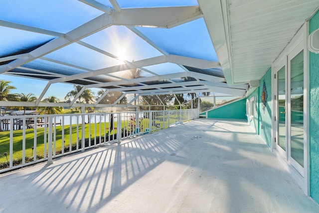 2666 SE Erickson Dr, Port Saint Lucie, FL 34984 - view of patio / terrace with a lanai