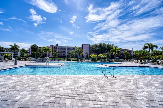 view of pool