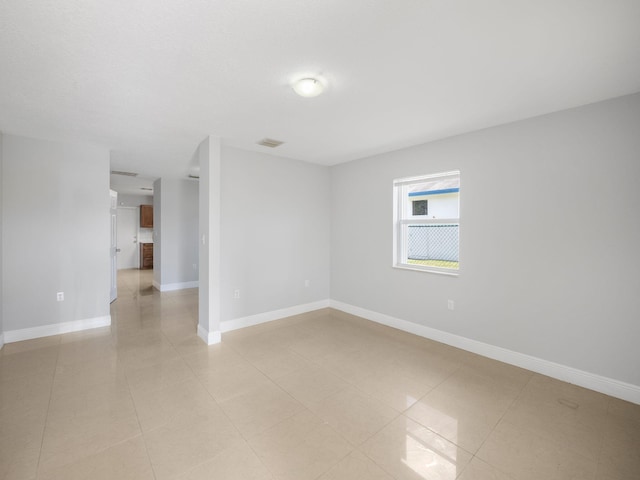 view of tiled empty room