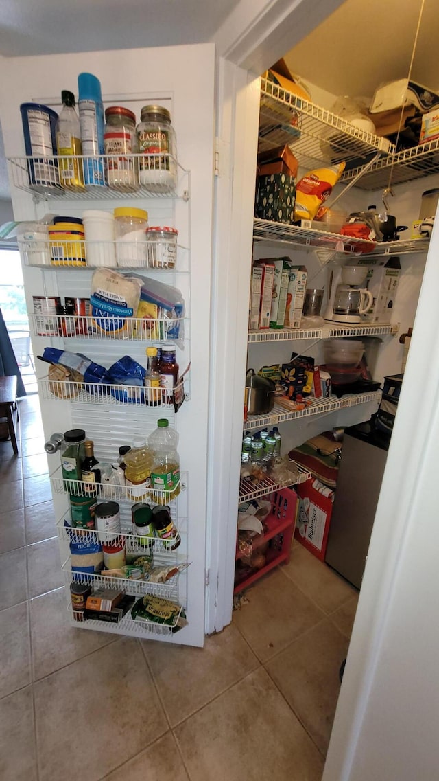 view of pantry