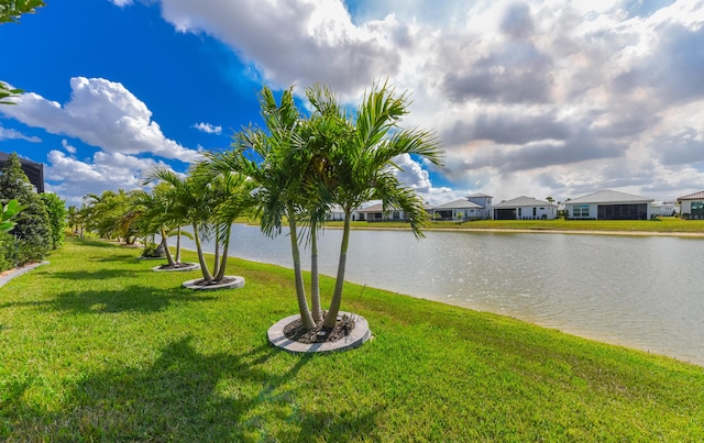 water view featuring nearby suburban area