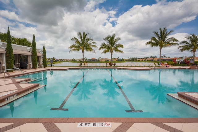 view of community pool