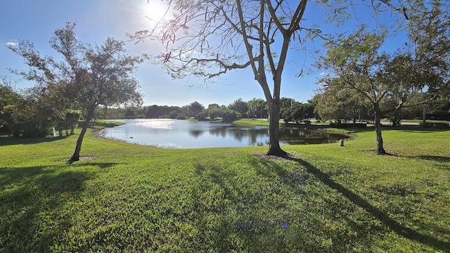property view of water