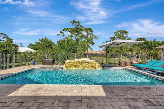 view of pool