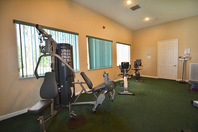 view of exercise room