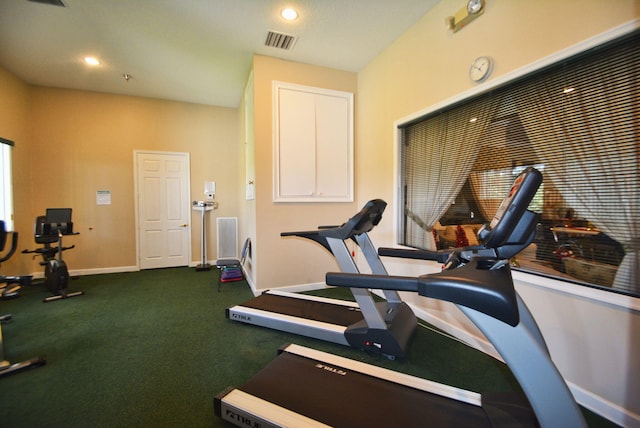 view of exercise room