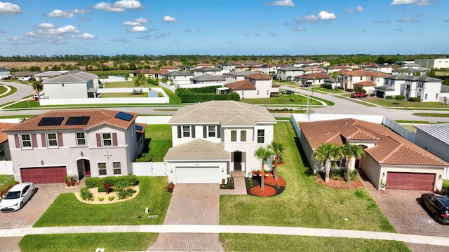 drone / aerial view featuring a residential view