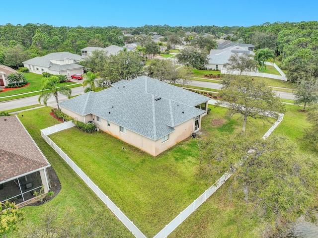 birds eye view of property featuring a residential view