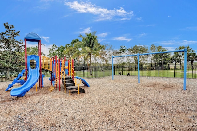 view of jungle gym