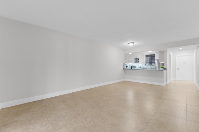 view of unfurnished living room