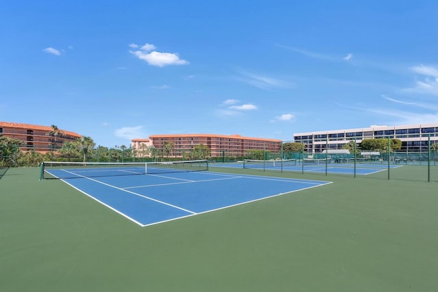 view of tennis court