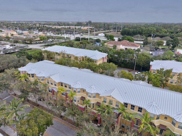 aerial view featuring a residential view