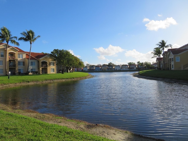 view of water feature