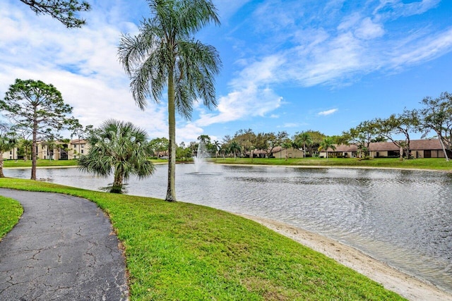 water view with a residential view