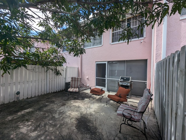 view of patio / terrace with grilling area