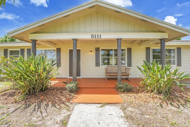 bungalow with covered porch