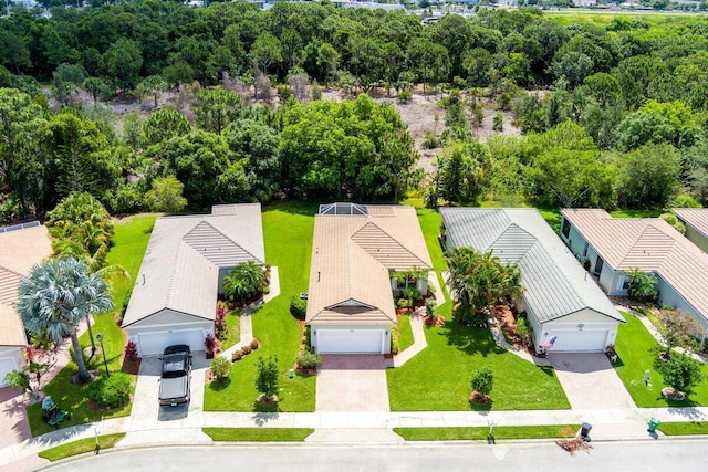 drone / aerial view