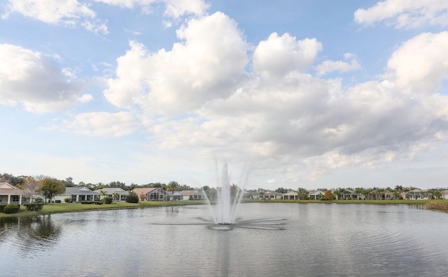 water view featuring a residential view