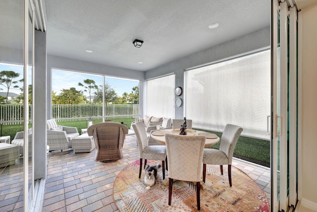 9633 Mosler Trl, Lake Worth, FL 33467 - sunroom / solarium with a textured ceiling and recessed lighting