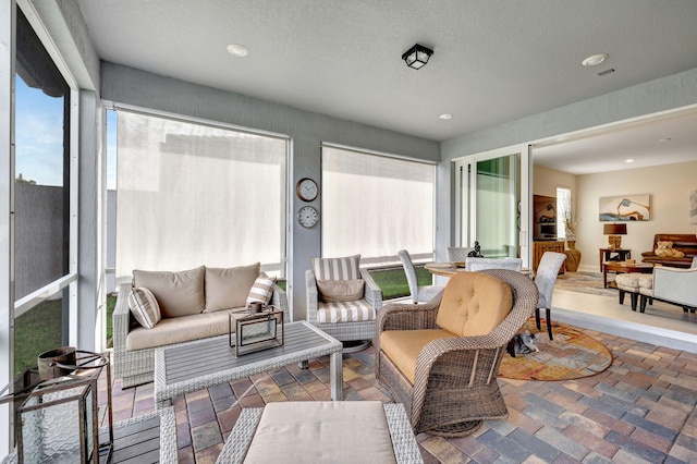 9633 Mosler Trl, Lake Worth, FL 33467 - sunroom featuring recessed lighting