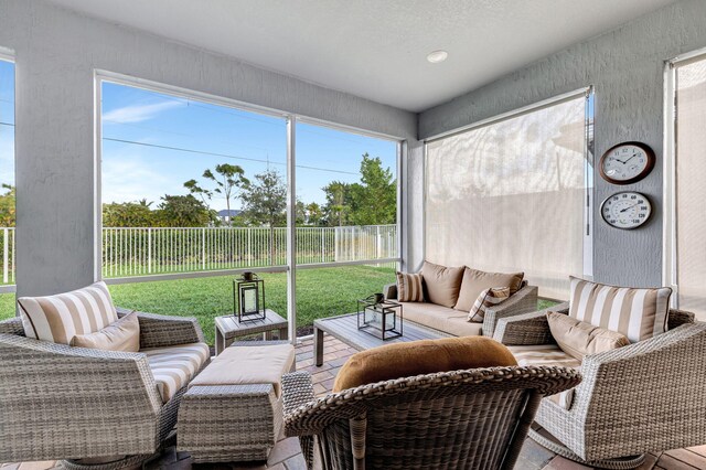 9633 Mosler Trl, Lake Worth, FL 33467 - sunroom / solarium with outdoor lounge area