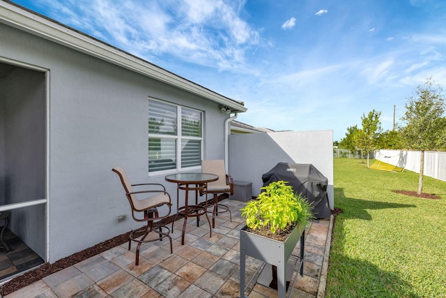 9633 Mosler Trl, Lake Worth, FL 33467 - view of patio / terrace with grilling area
