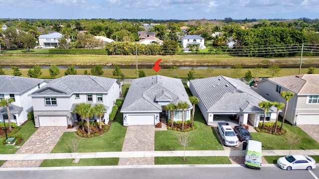 9633 Mosler Trl, Lake Worth, FL 33467 - aerial view of residential area with a large body of water