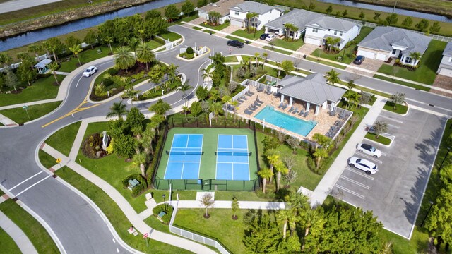 9633 Mosler Trl, Lake Worth, FL 33467 - aerial overview of property's location with nearby suburban area and a large body of water