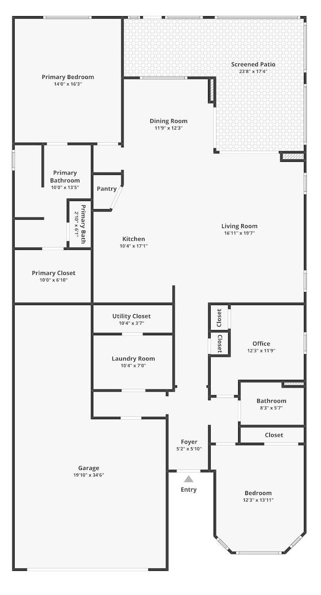 9633 Mosler Trl, Lake Worth, FL 33467 - view of home floor plan