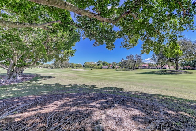 surrounding community with a lawn