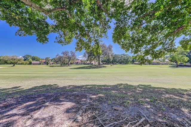 view of home's community featuring a lawn