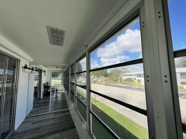 225 Westbury L 225, Deerfield Beach, FL 33442 - sunroom / solarium featuring wood finished floors and visible vents